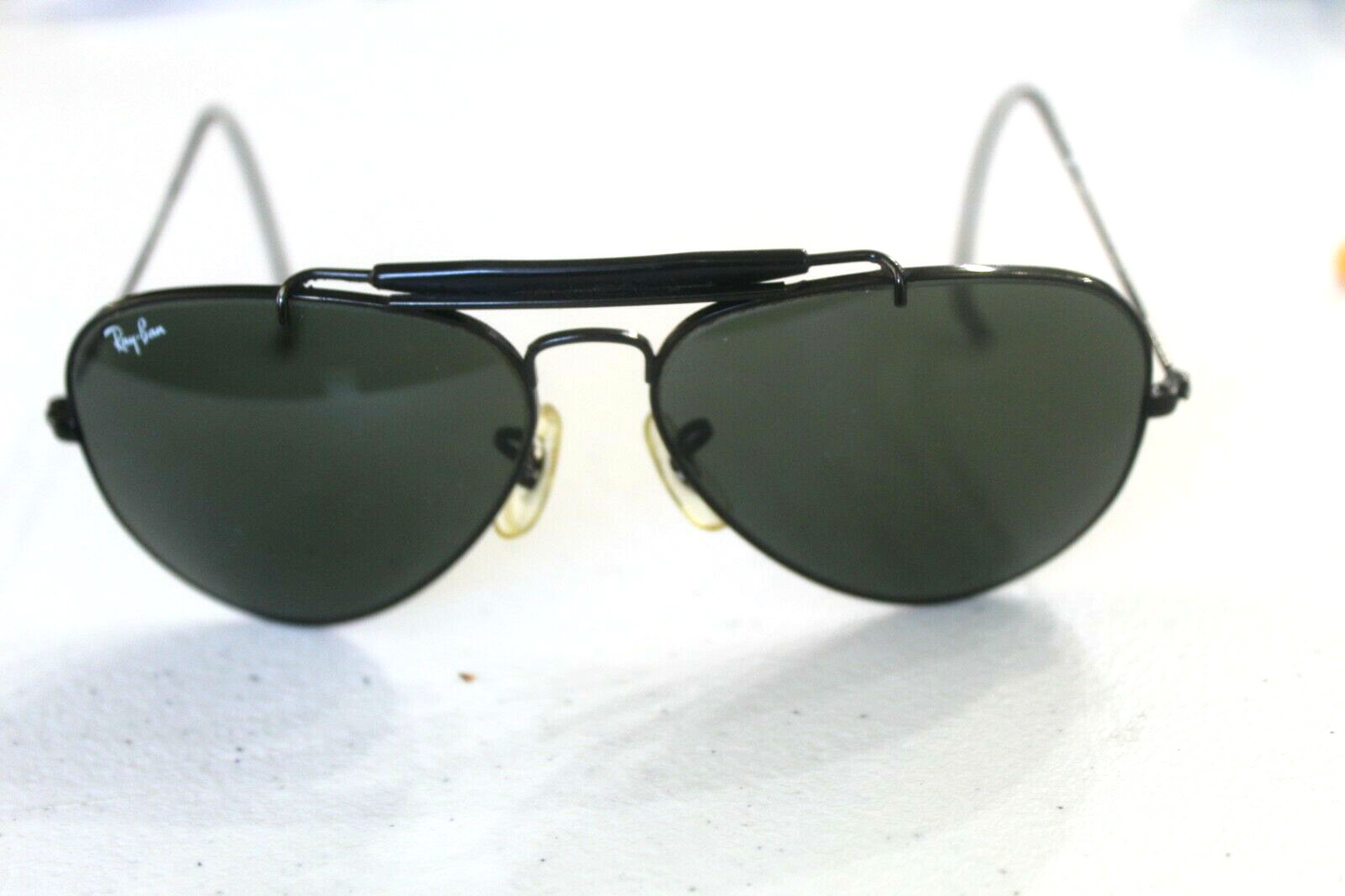 1960s VINTAGE 58[]14mm B&L RAY BAN WRAP-AROUNDS  AVIATOR SUNGLASSES