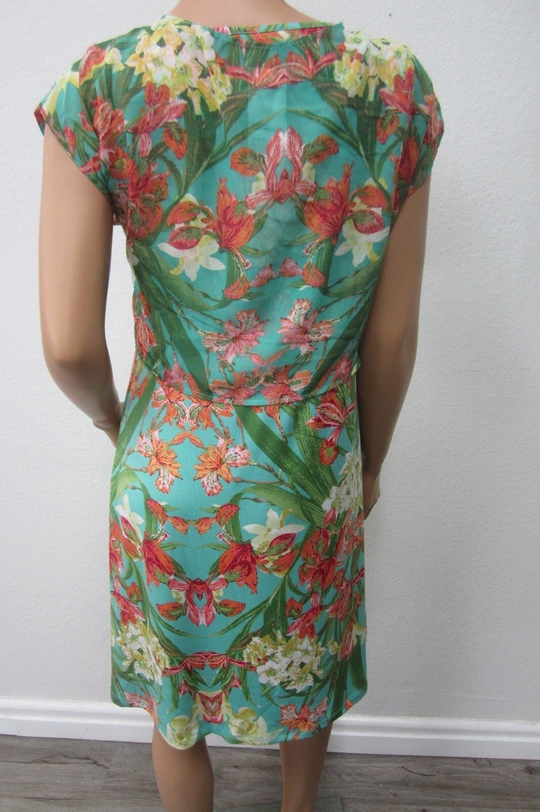 NY Collection Womens CUTE Floral Print  Dress NWT Size L $70MSRP