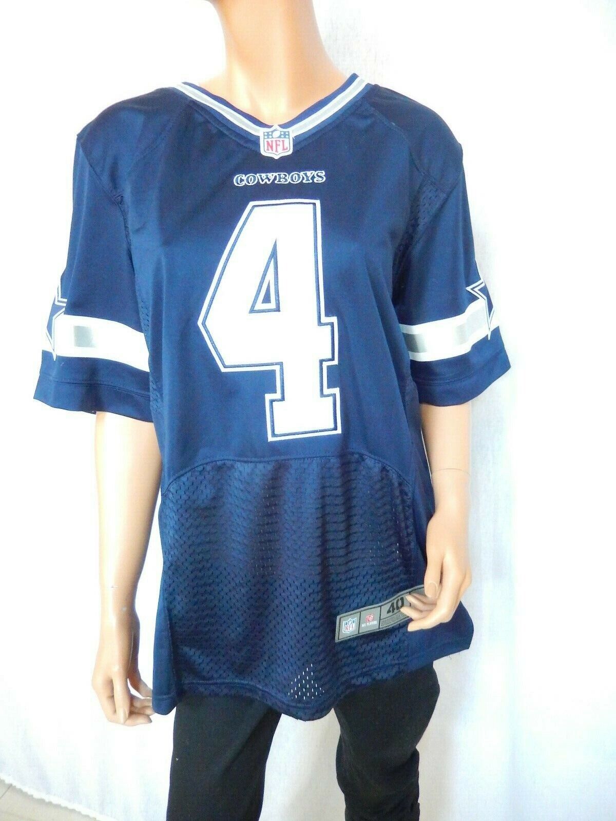 NEW Dallas Cowboys Dak Prescott #4 Nike On Field Navy Sewn  Jersey Men's Size 40