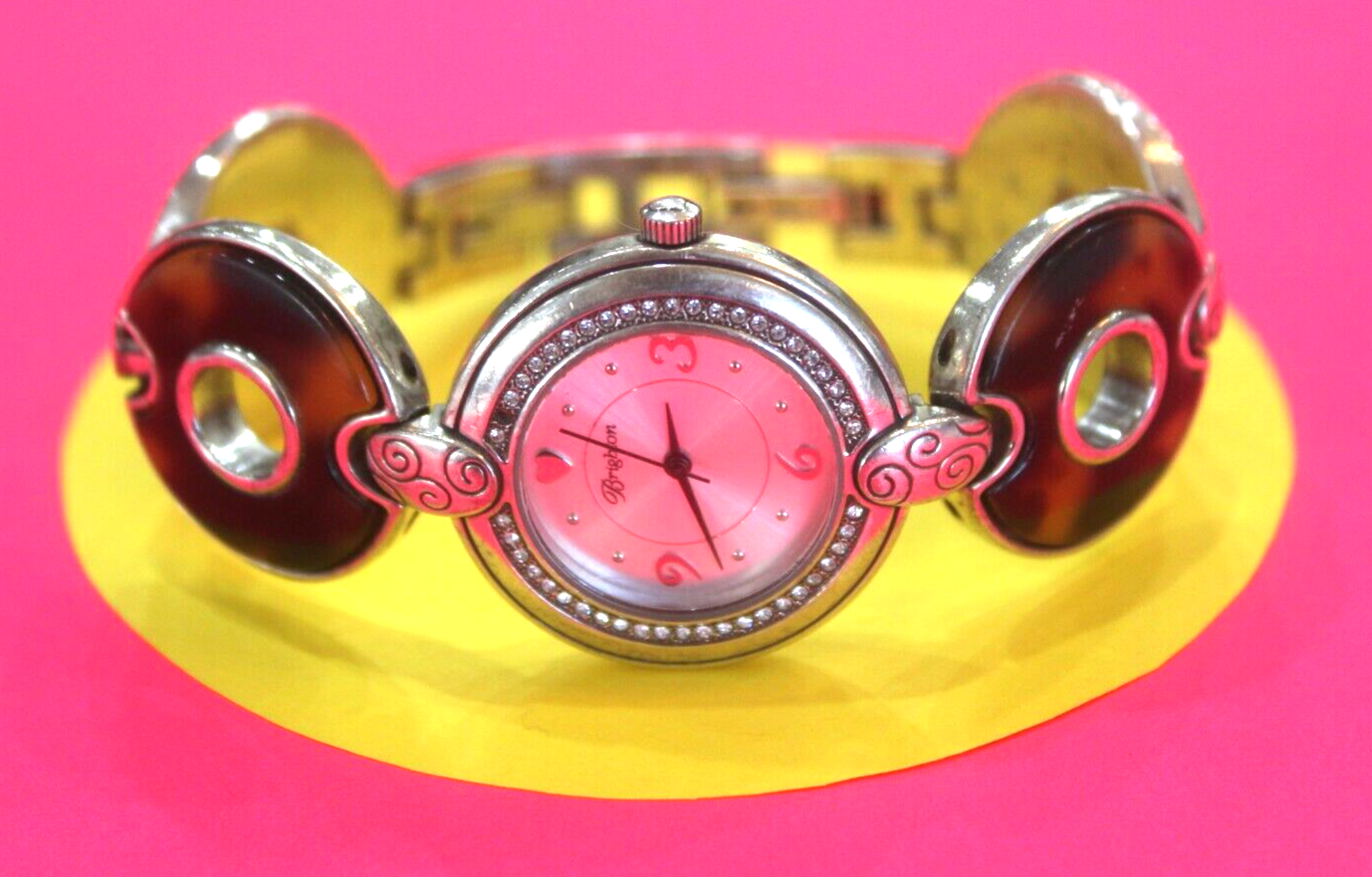 Brighton TOPANGA Tortoise Watch New Battery