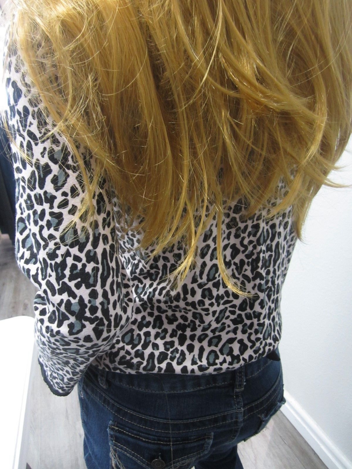 NICE Victoria's Secret Very Sexy Leopard Style Lace Trim Top Size Small - CUTE