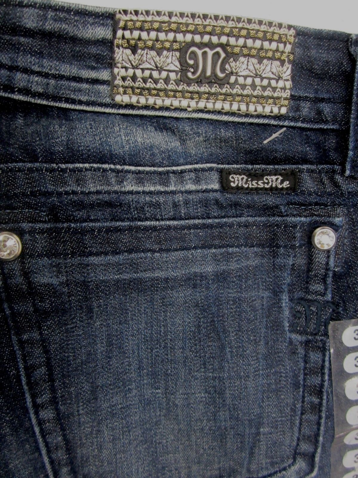 NWT WOMEN'S MISS ME JEANS SIGNATURE ANKLE SKINNY JP 8757AK INSEAM W31 X L27