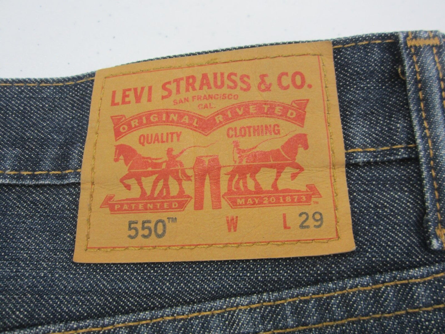 MINT Levis 550 Relaxed Fit Men's Jeans Size 52x29 - Big & Tall Pants