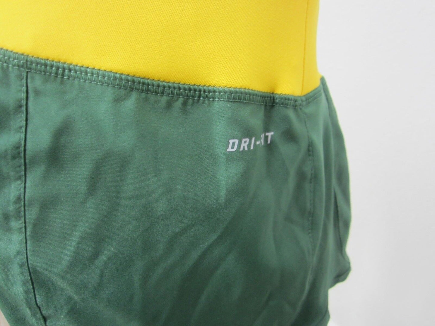 NWT Womens NCAA Baylor University Nike Dri Fit Running Shorts Sz L- MRSP 40.00