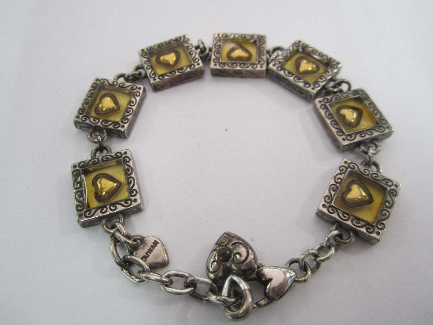 RETIRED Brighton Bracelet with Heart Links 7"-8"