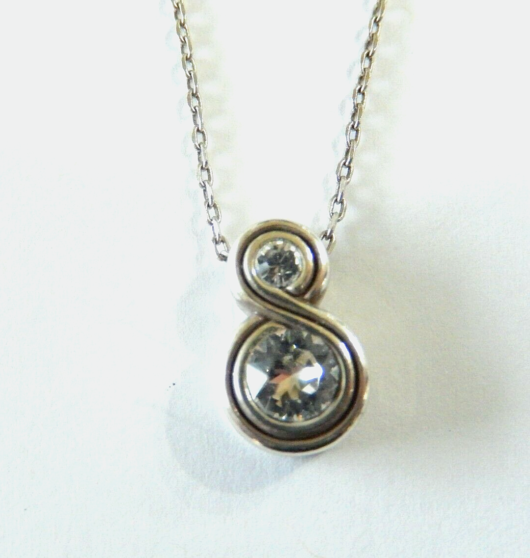 *RETIRED* Brighton Twinkle  Pendant Crystal Gold & Silver Necklace