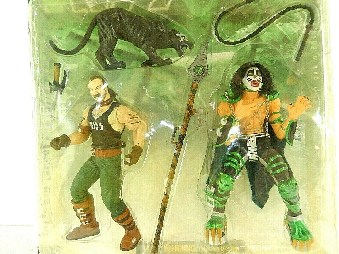 1998 MCFARLANE KISS PSYCHO CIRCUS PETER CRISS & ANIMAL WRANGLER ACTION FIGURE 