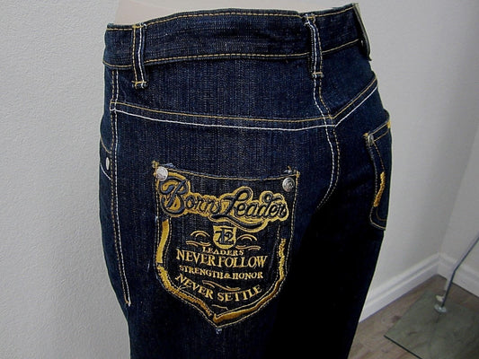NWOT Evolution In Design Women's Dark Denim  Blue Jeans Size 20  x  28L