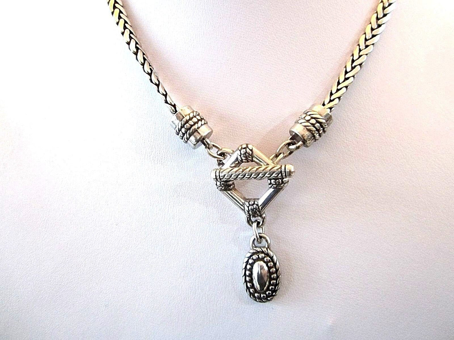 *RETIRED*  Brighton 17" Heavy Thick Dangle Necklace