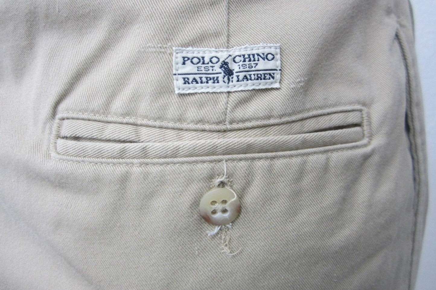 *NICE* POLO RALPH LAUREN Men's Chino Khaki Pants Size W32 x L32