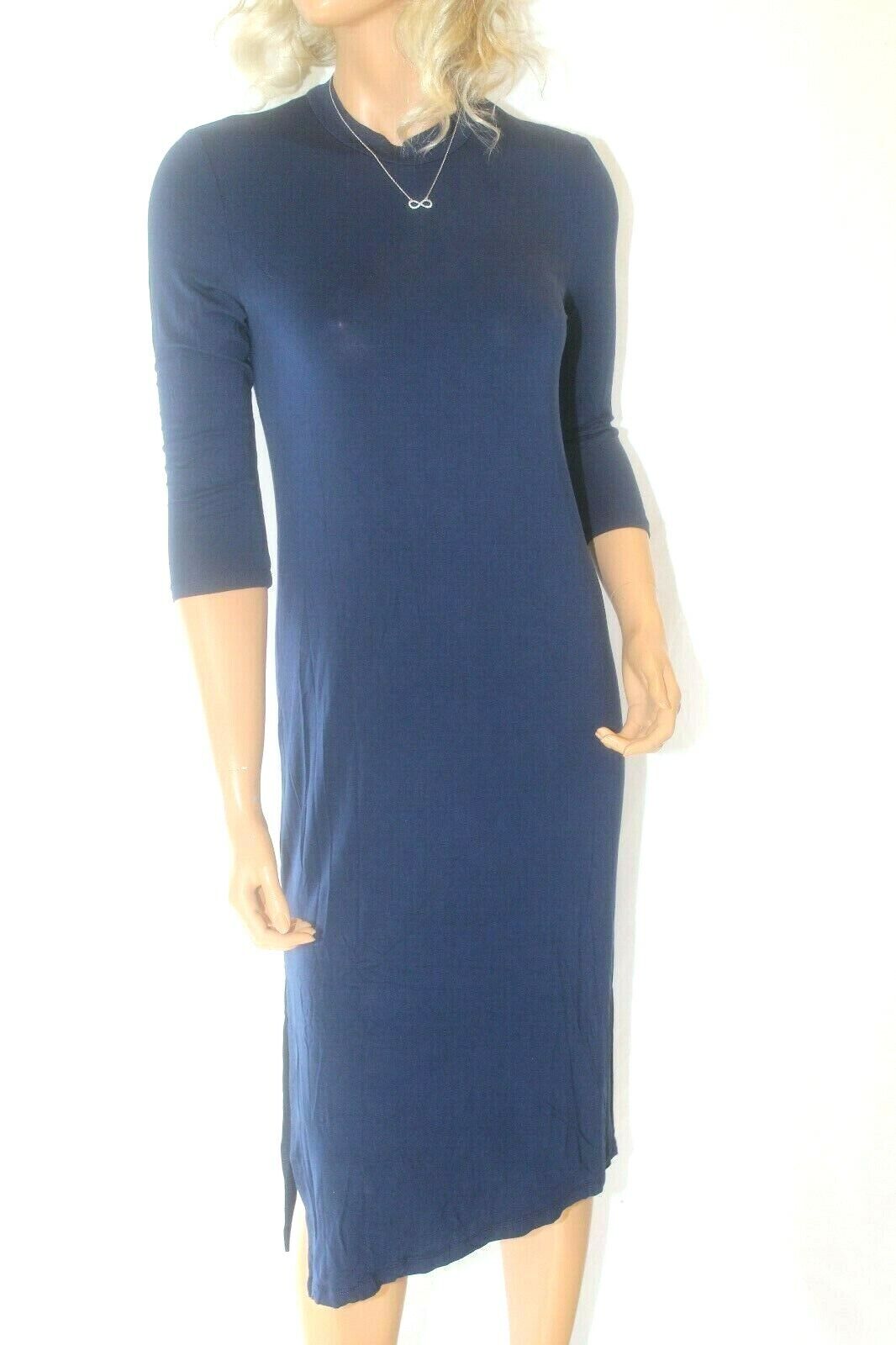 *NWT* $69.00  Gianni Bini Navy 3/4 Sleeve Dress Size Small VERY CLASSY