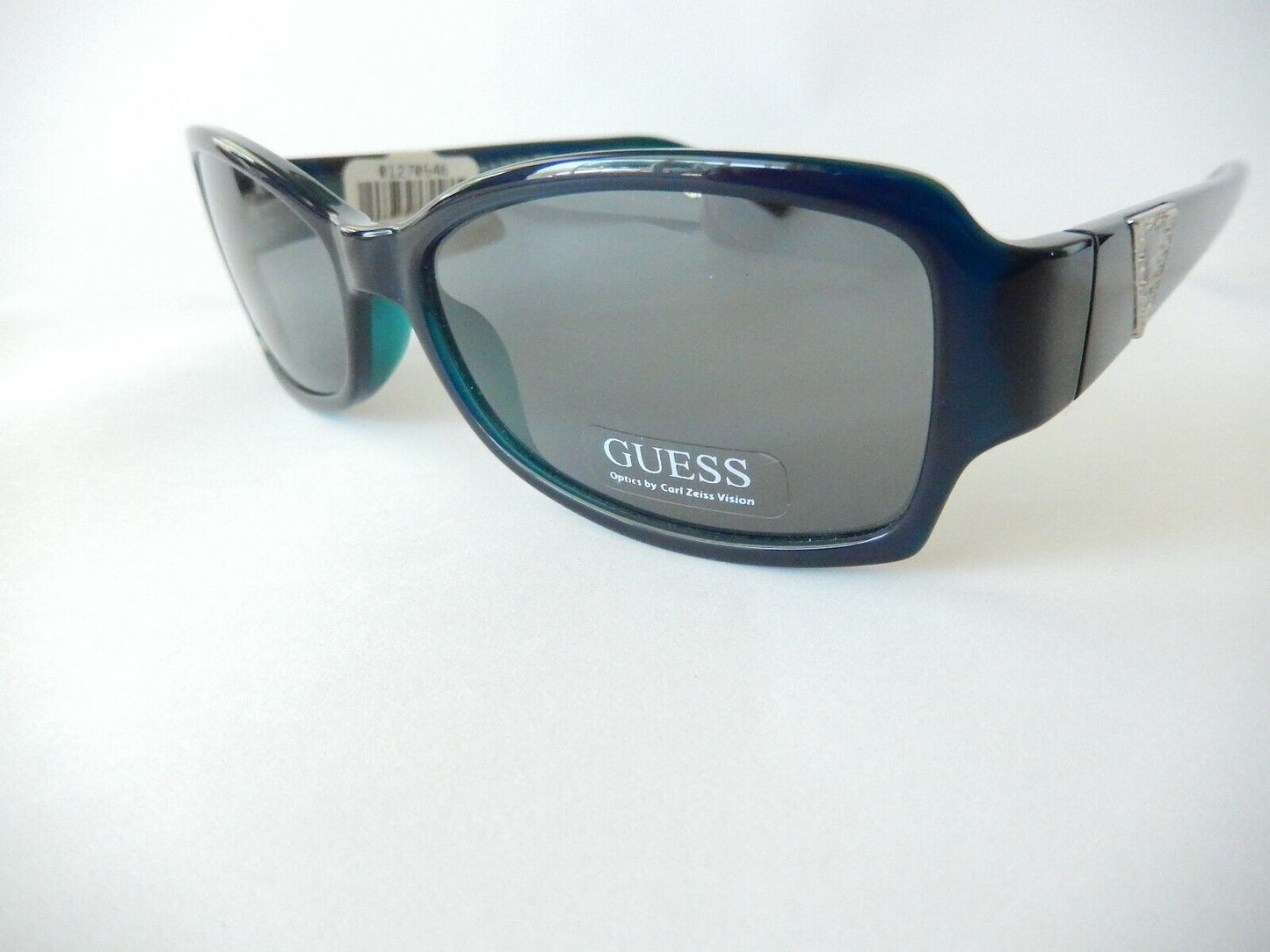 NWT $179 GUESS Designer Sunglass Frame Womens GU7263 56-16-135 Blue Green -3