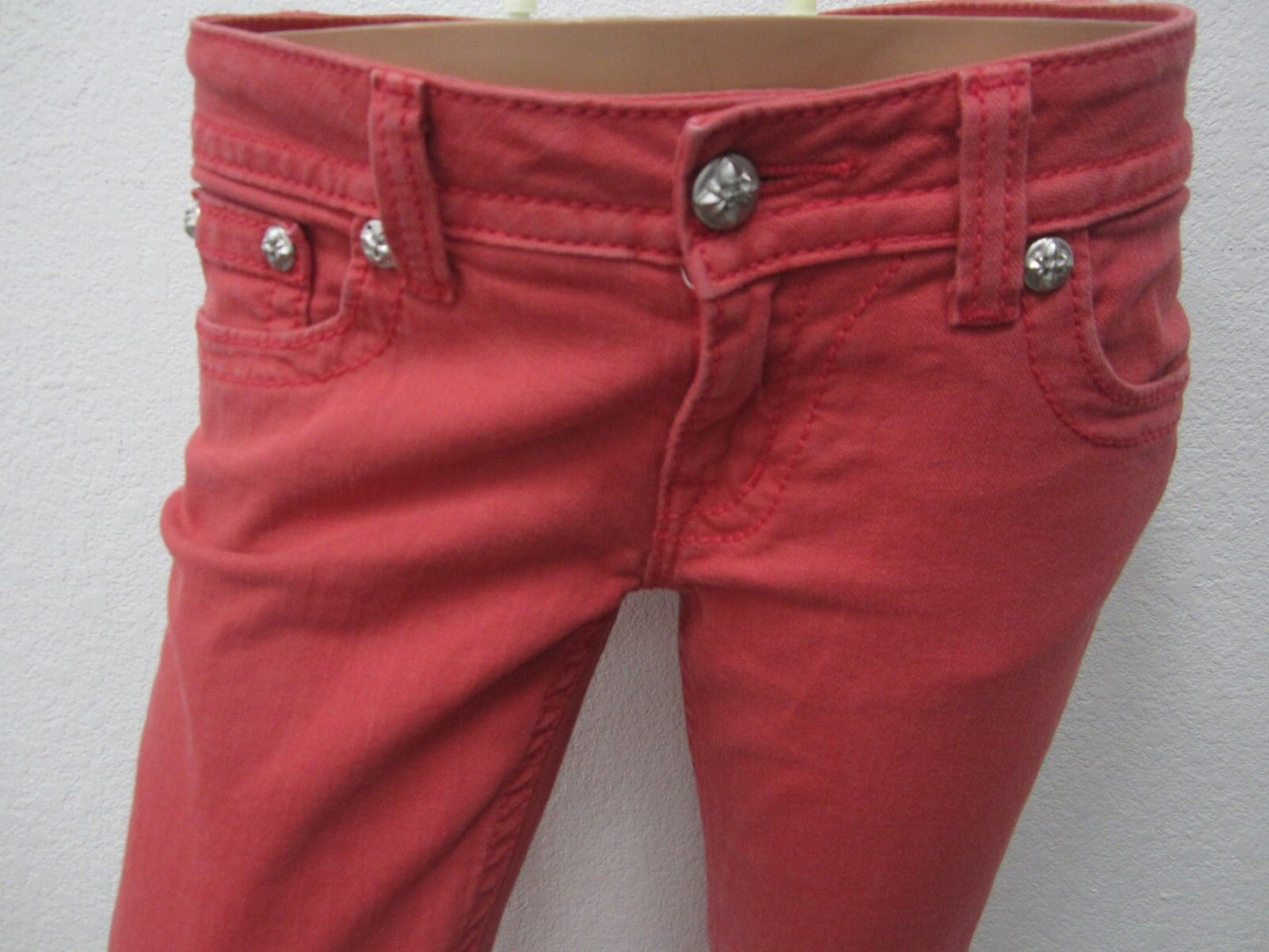 MINT Miss Me Jeans JP5636 S3 Skinny Ruby Color Super Cute Size W27 x L30