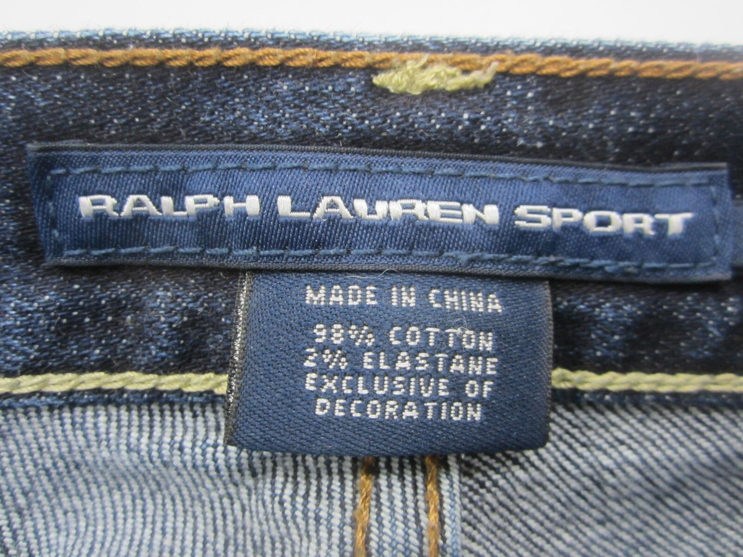 Ralph Lauren Sport Women Dark Blue Proprietor Skinny Cut Jean Pant W26 x L31