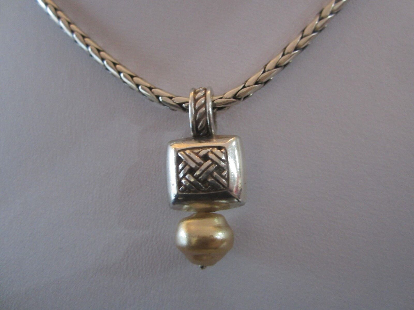 RETIRED Brighton 16"-18" Pearl Necklace