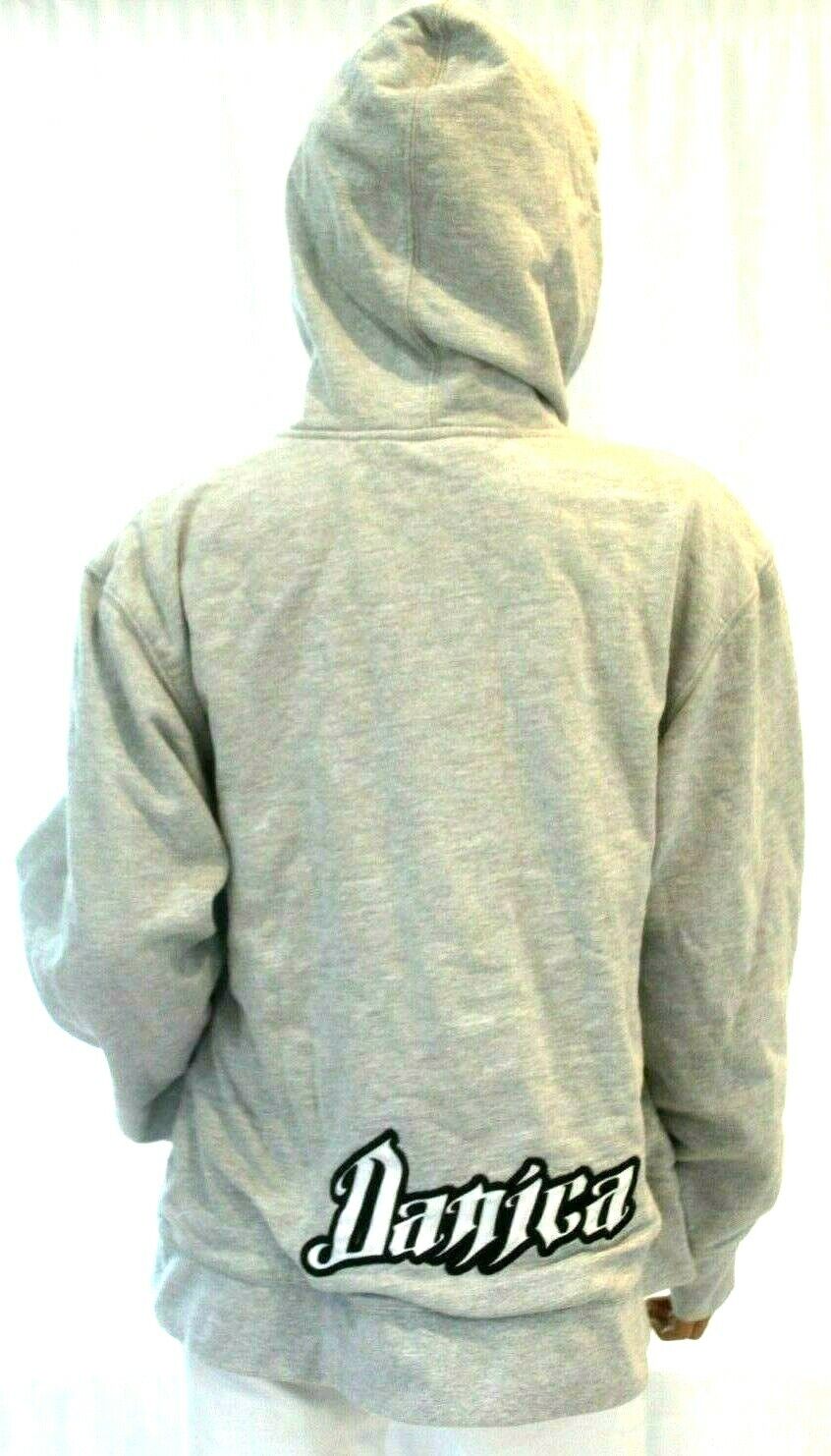 DANICA PATRICH #7 Chase Authentics Nascar Full Zip Hoodie Womens Speed Diva SzXL