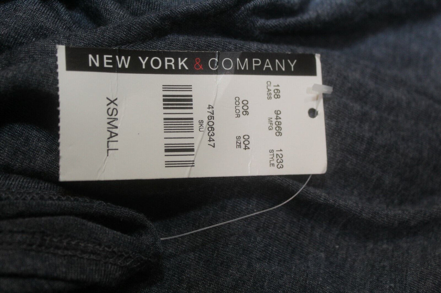*NWT* NY Company Cardigan Womens  Gray Open Front  Warm Top Light Weight Sz XS