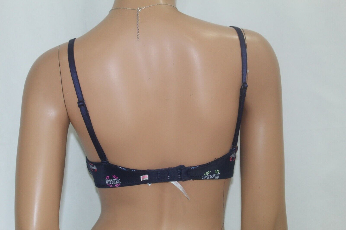 *NEW*  Victorias Secret PINK Wear Everywhere Push-Up Pink Logo Bra 32C