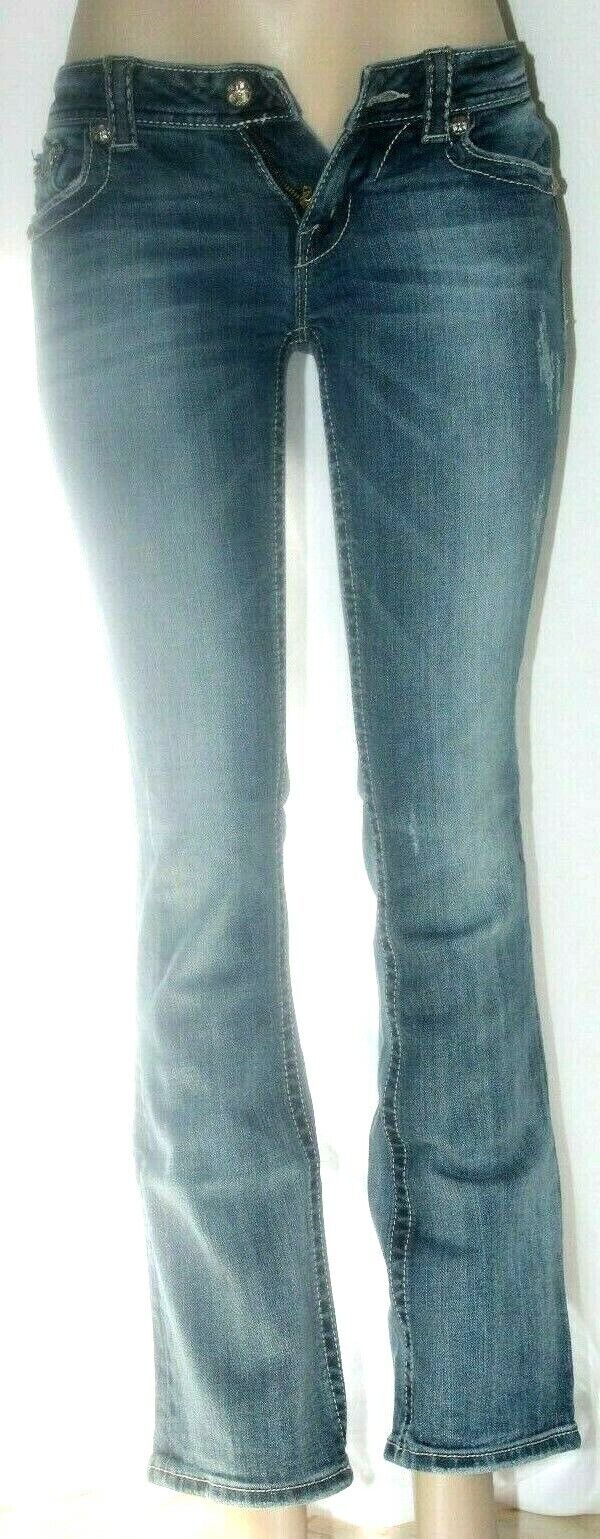 *MINT* MISS ME Jeans Boot Cut Embellished Women's Size W28 x L31