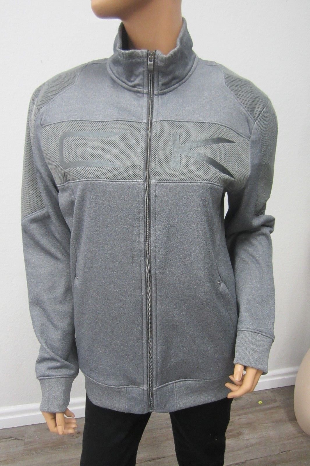 *NWOT* Calvin Klein Fleece-Lined Stretch Full-Zip Jacket Lining Sz M