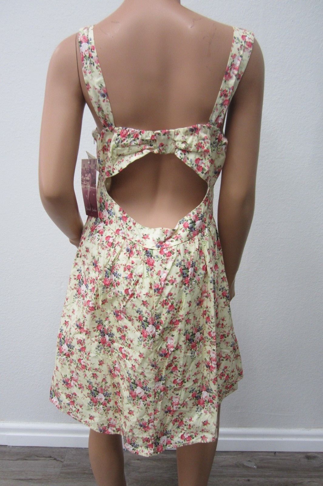 *NWT* EMERALD SUNDAE SLEEVELESS  SEXY COTTON FLORAL  DRESS SIZE 13