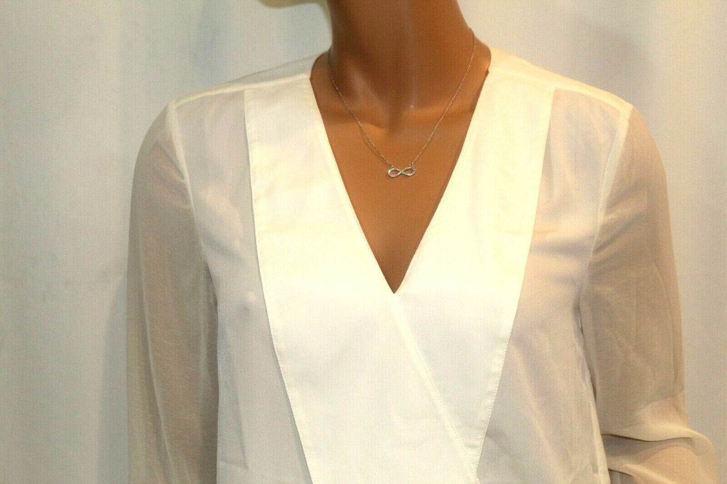 *NWT* $69. 1.State Womens Jungle Boogie Ivory Chiffon Casual/Dress Blouse Top S