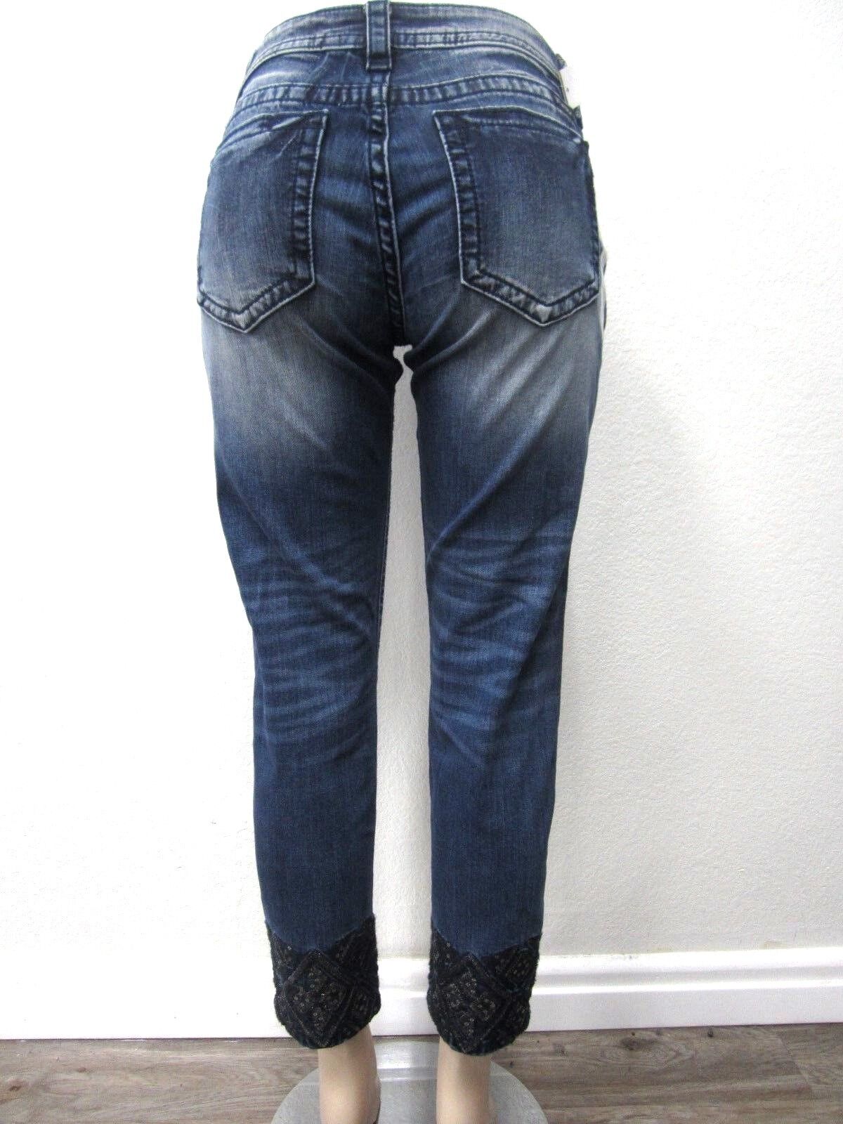 NWT WOMEN'S MISS ME JEANS JP7328AK SIGNATURE LOW RISE ANKLE SKINNY SIZE 31 x 27