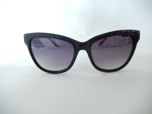 *NWT* $179 Guess GU 7359 Black/ Purple Black Gradient 56mm Women Sunglasses