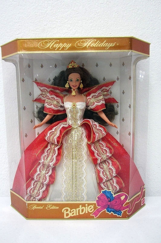 NRFB Happy Holidays Barbie Special Edition 10th Anniversary 1997 Mattel #17832