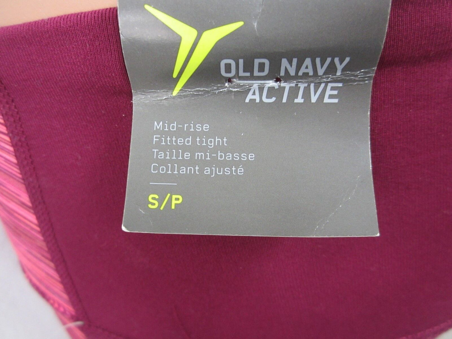 NWT Old Navy Women's Active High-Rise Fitted Compression  Pants Size S/P
