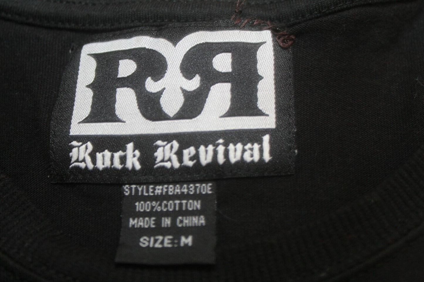 *BRAND NEW*  Men's Black Rock Revival Graphic Tee Shirt Size Med  Very Cool !!!