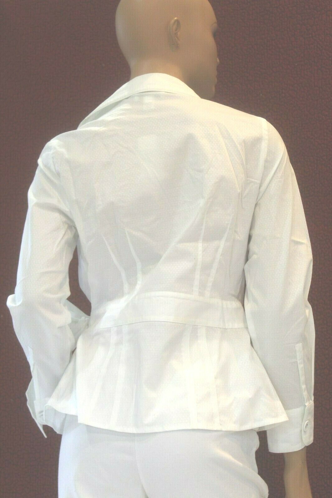 *NWT* $46. LOFT Women's White Criss Cross Top With Waist Tie "VERY CUTE" Sz 10P