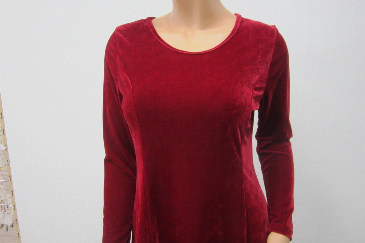 *NWT*  Urban CoCo Womens Long Dress Elegant Soft  Ruched Velvet Size Small