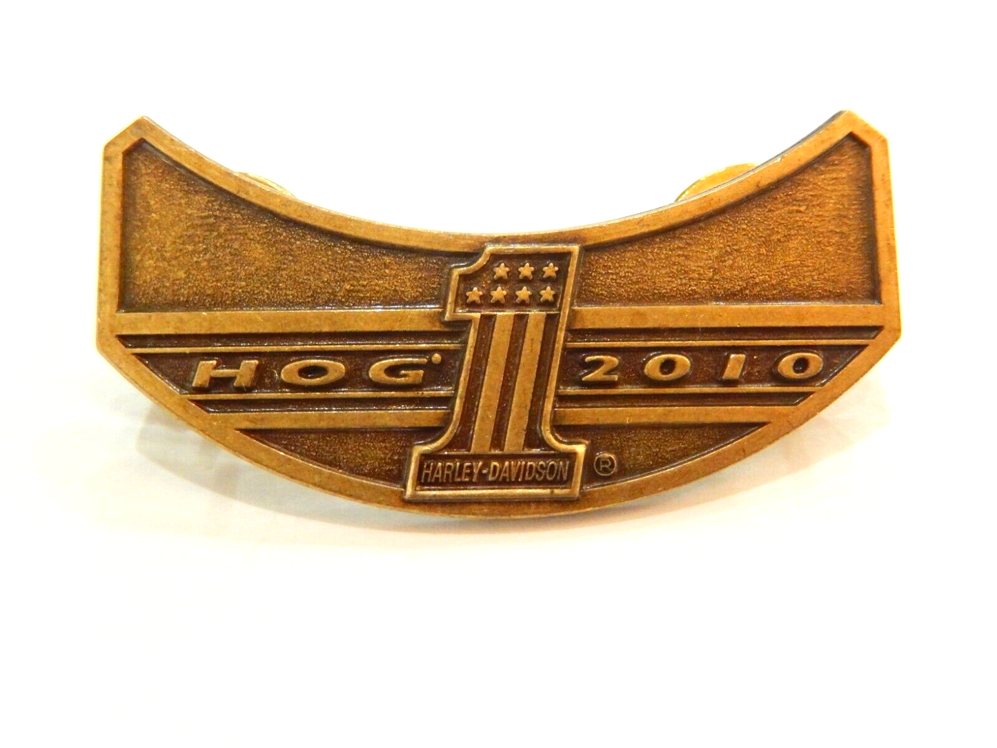 2010 HOG Pin Harley Davidson Owners Group Vest Jacket Rocker New