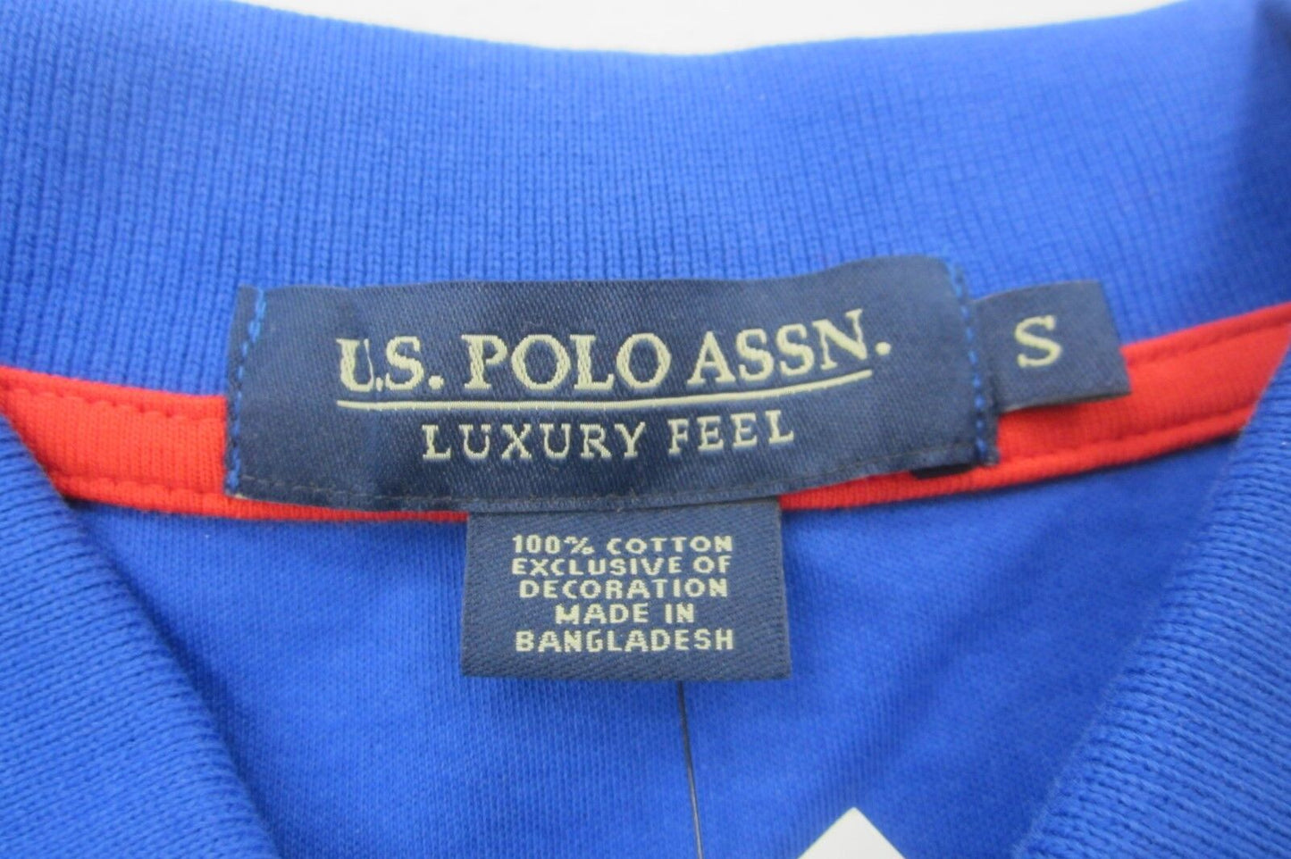 *NWT* U.S. Polo Assn Mens Luxury Feel Polo Golf Shirt Cotton  Size S