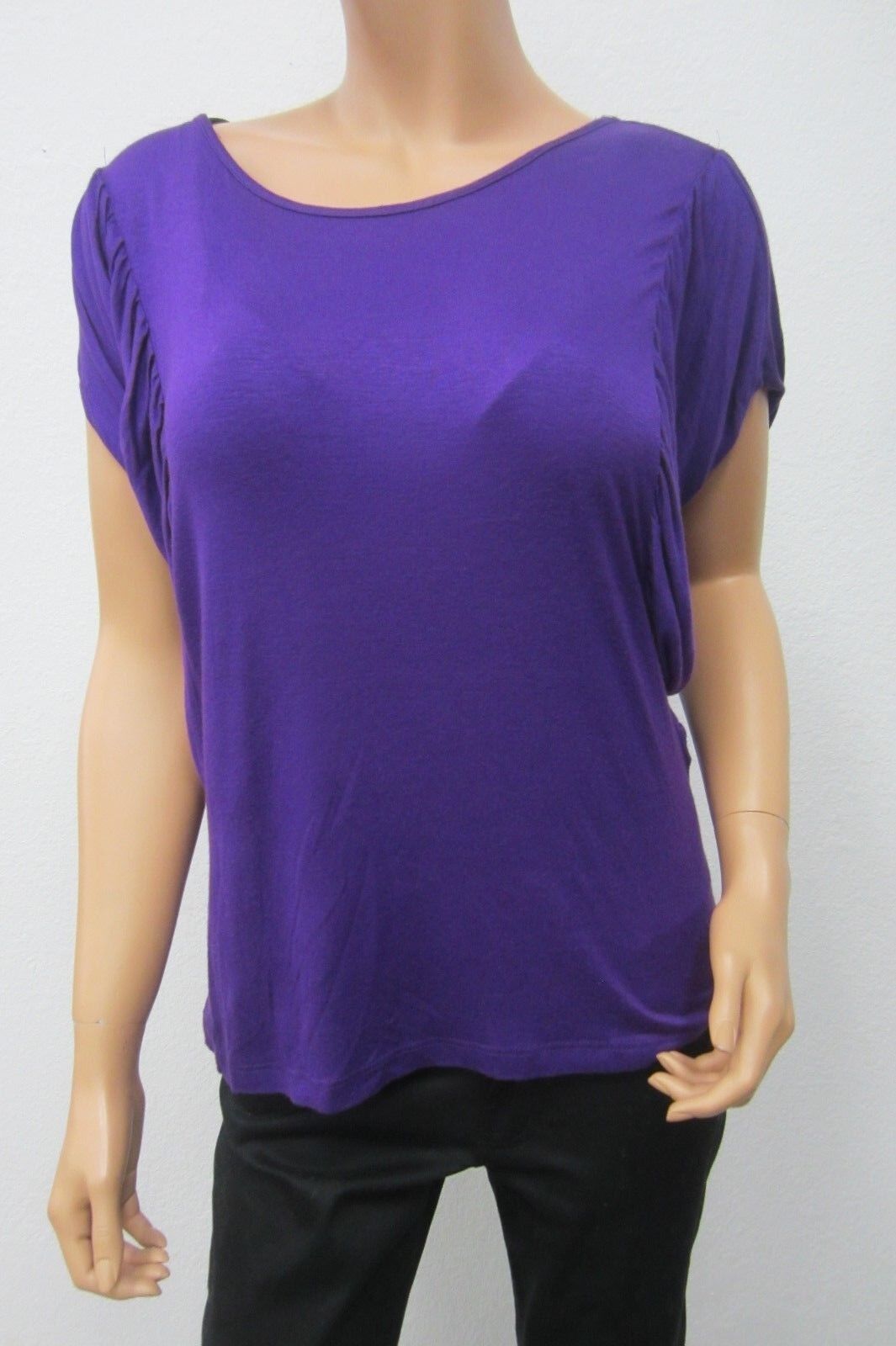 *NICE* R. Marks Top Purple  Women's Short Sleeve Top SUPER CUTE Size Medium