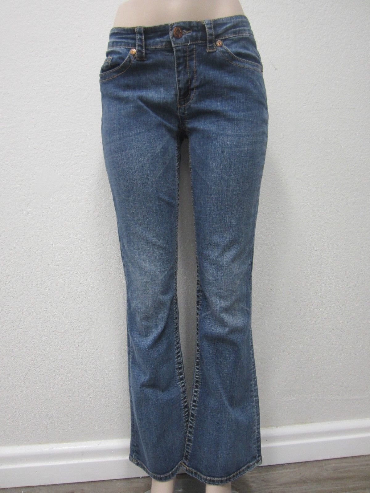 Seven 7 for all mankind women's ladies low rise boot cut jeans 12 x 31