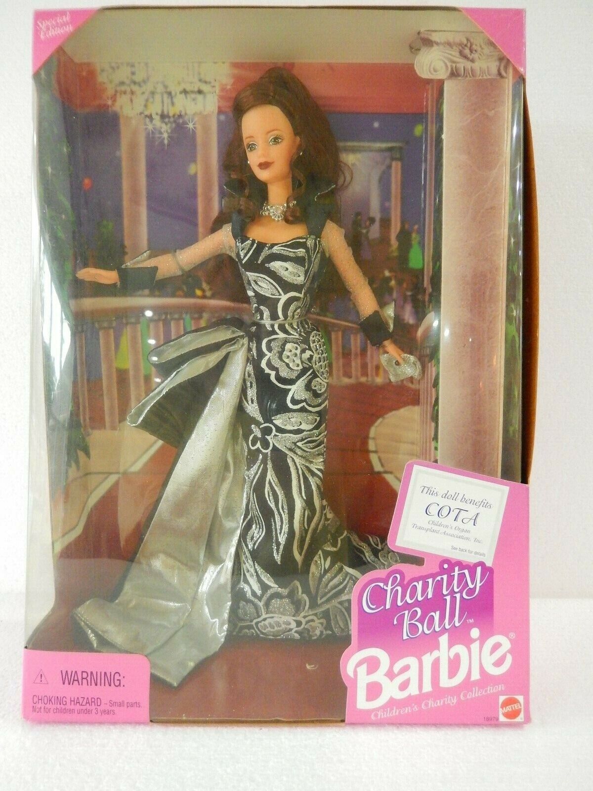 Children’s Charity Ball Barbie Doll COTA Benefit Special Edition 1997 Mattel