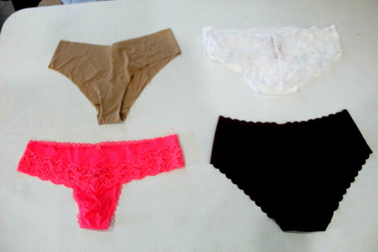 ♡  **NWT**  Lot of Four Random Victoria's Secret Panties Size - Large  ♡