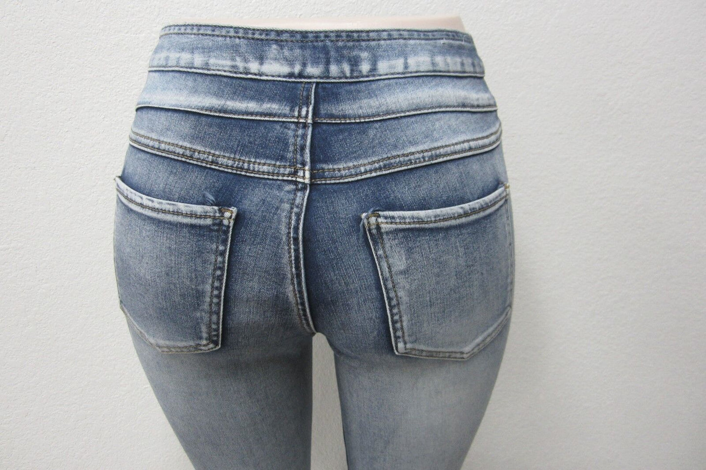 NWT RUE 21 WOMEN JEANS FREEDOM FLEX STRETCH SKINNY HIGH WAISTED SIZE 5/6 x 27