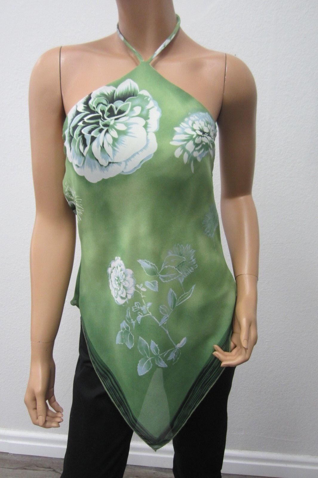*NICE*  A. Byer  SEXY & CUTE  Floral-Wrap Top Size M