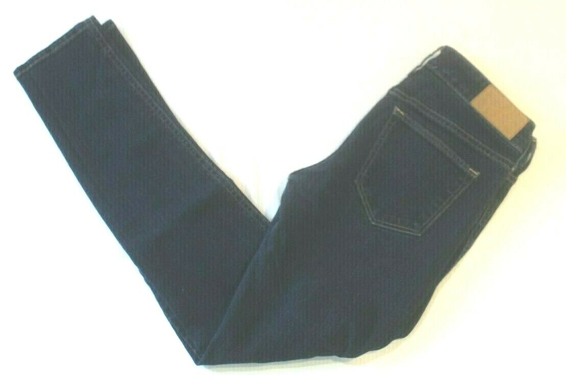 Women's H&M Hennes Mauritz Slim Jeans Cotton Denim Low Rise Size 25 Inseam 30