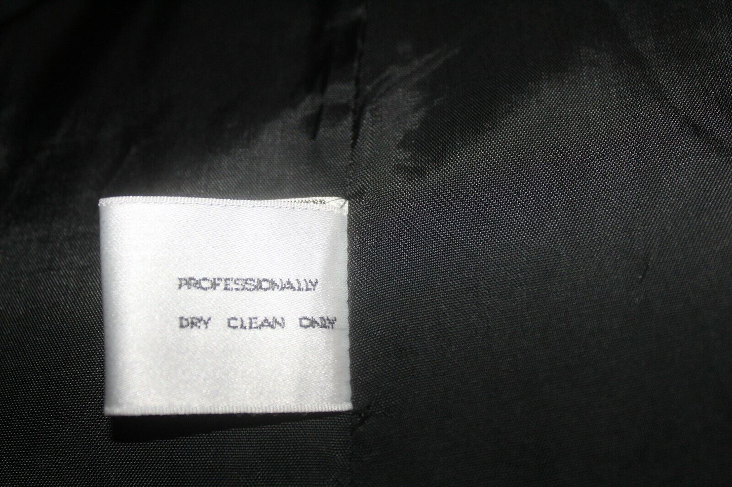 *VINTAGE Saxton Hall Overcoat Sz 12 Women's Black Wool / Cashmere & Nylon Lining