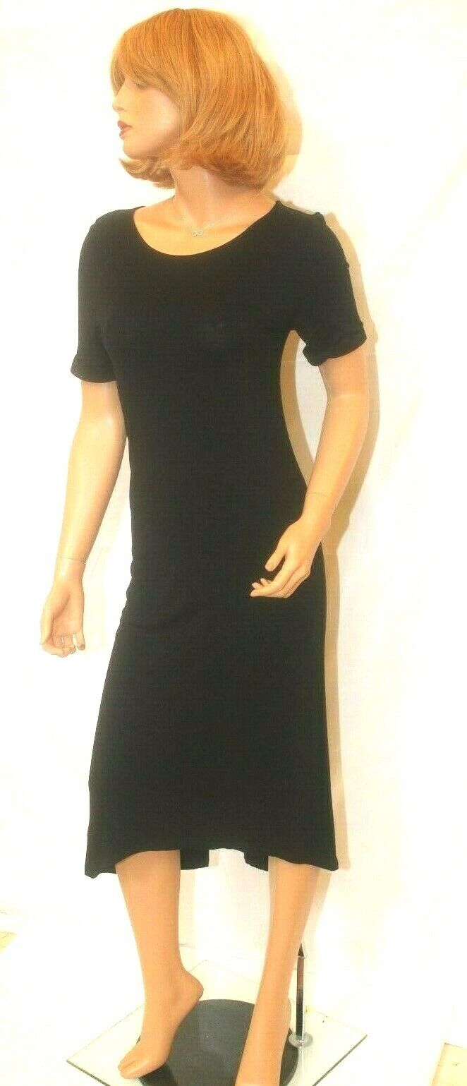 *NWT* BCBGeneration High-Low Mid Calf w/Slit Dress MSRP $88.00 Black Size XXS