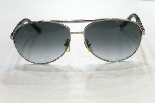 LOUIS VUITTON Z0340U  ATTITUDE PILOT SUNGLASSES SILVER - NICE !!!