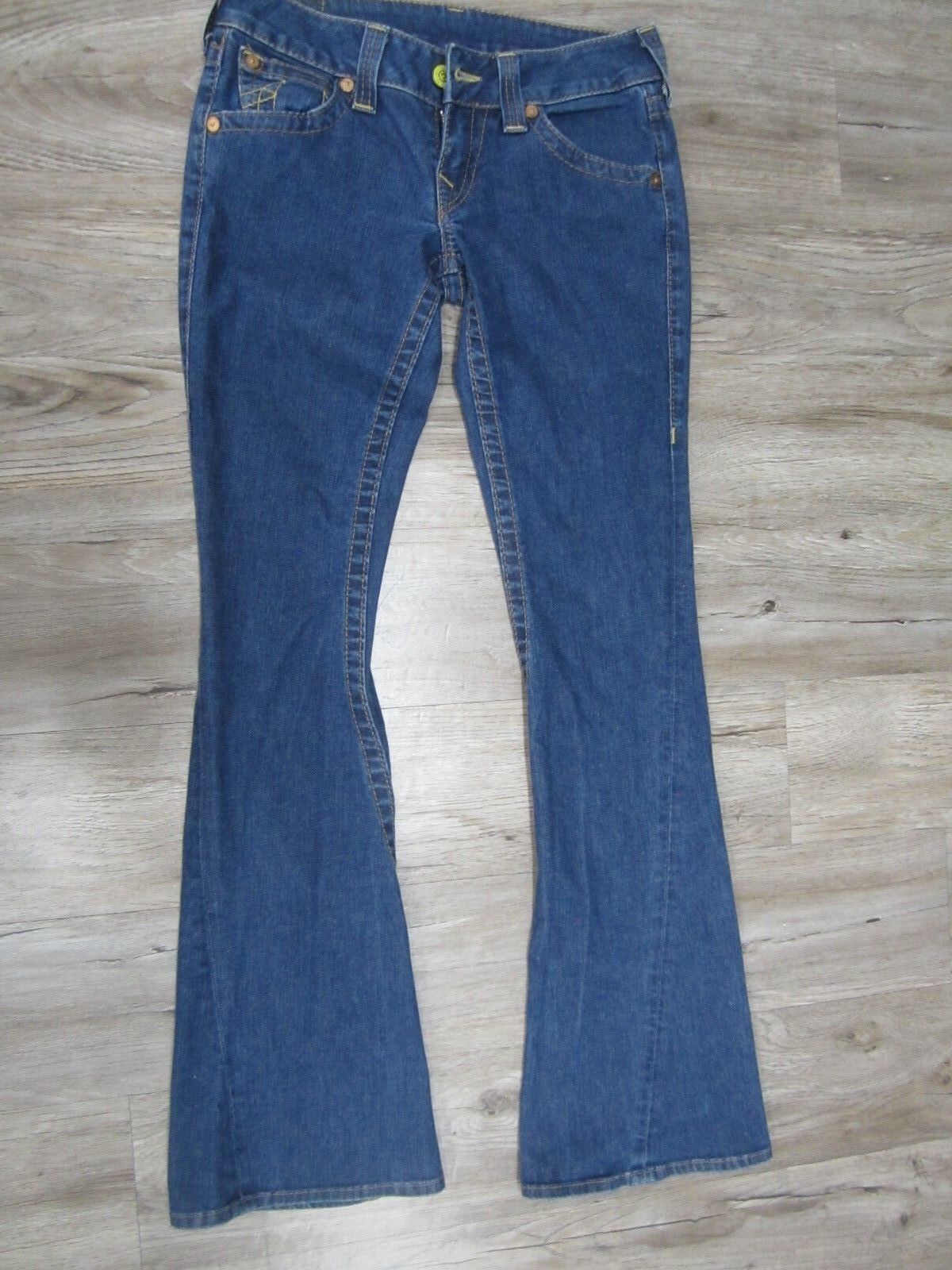 AUTHENTIC Nice Pre Owned Ladies True Religion Joey Jeans Size 28 x 33 Inseam