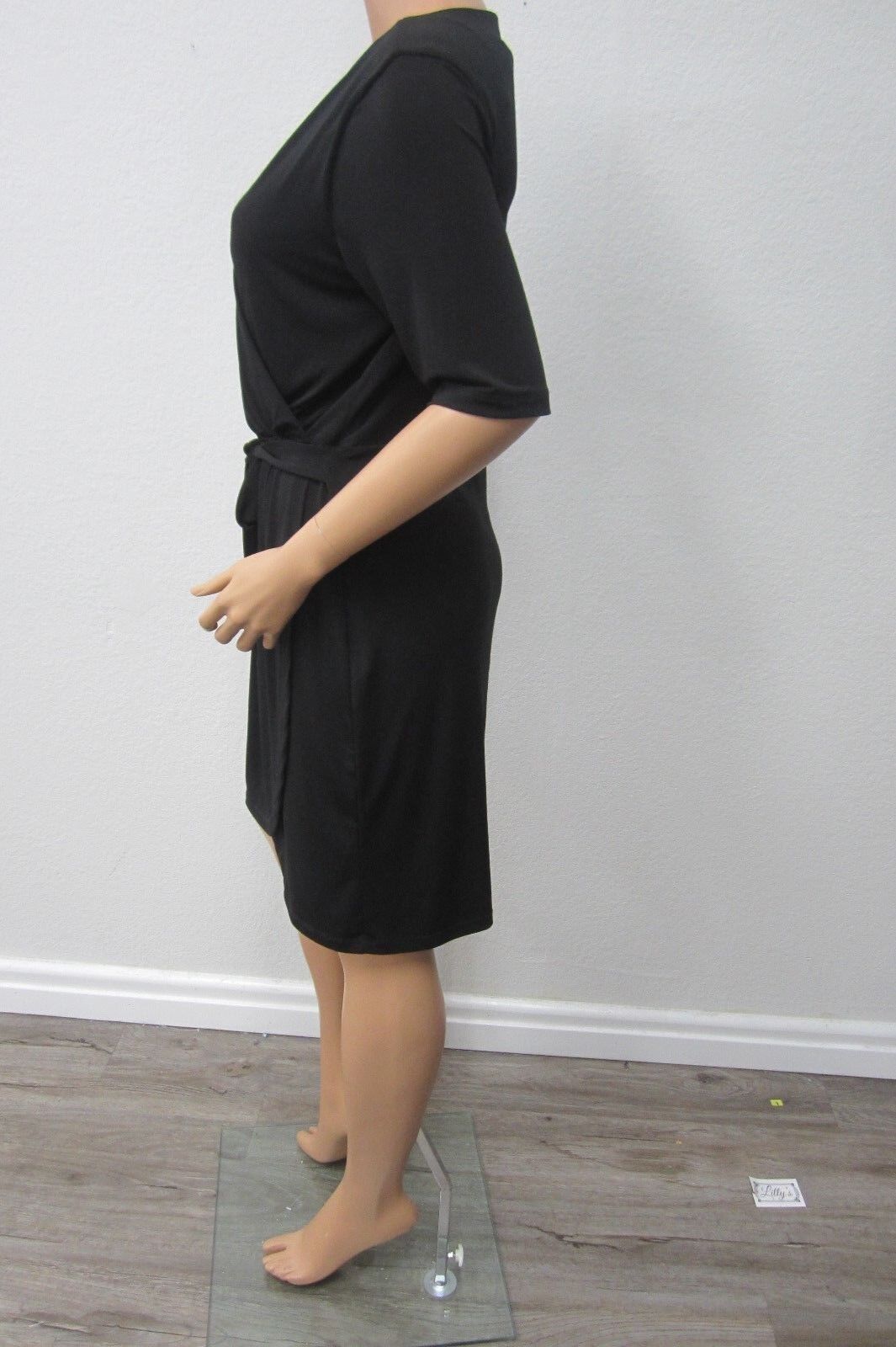 VERY NICE COVINGTON BLACK WOMEN'S  STYLISH  DRESS  Size Large
