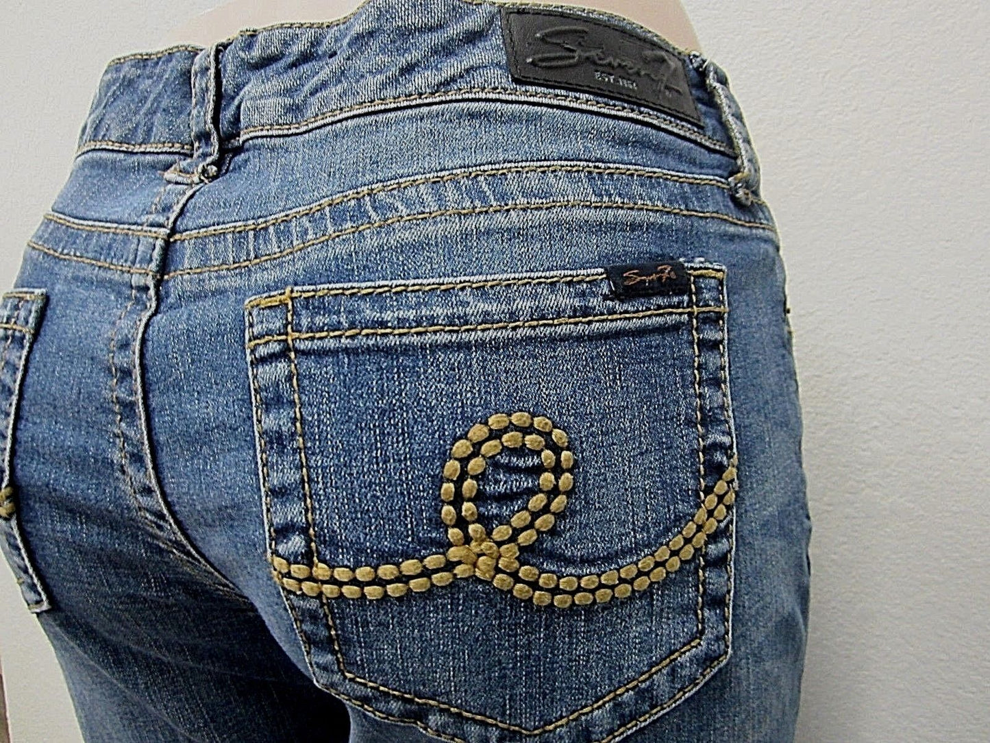 Seven 7 for all mankind women's ladies low rise boot cut jeans 12 x 31