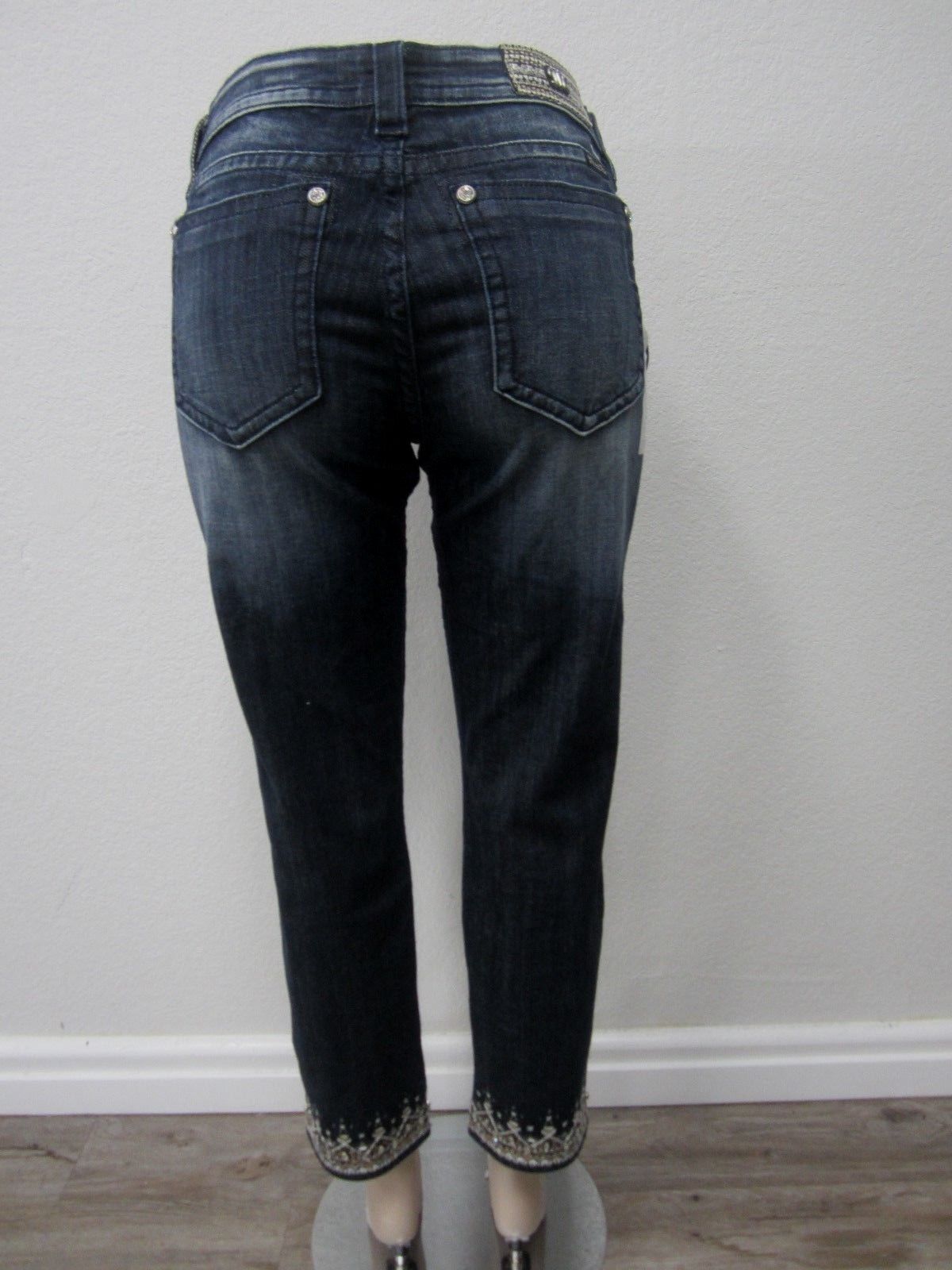 NWT WOMEN'S MISS ME JEANS SIGNATURE ANKLE SKINNY JP 8757AK INSEAM W31 X L27