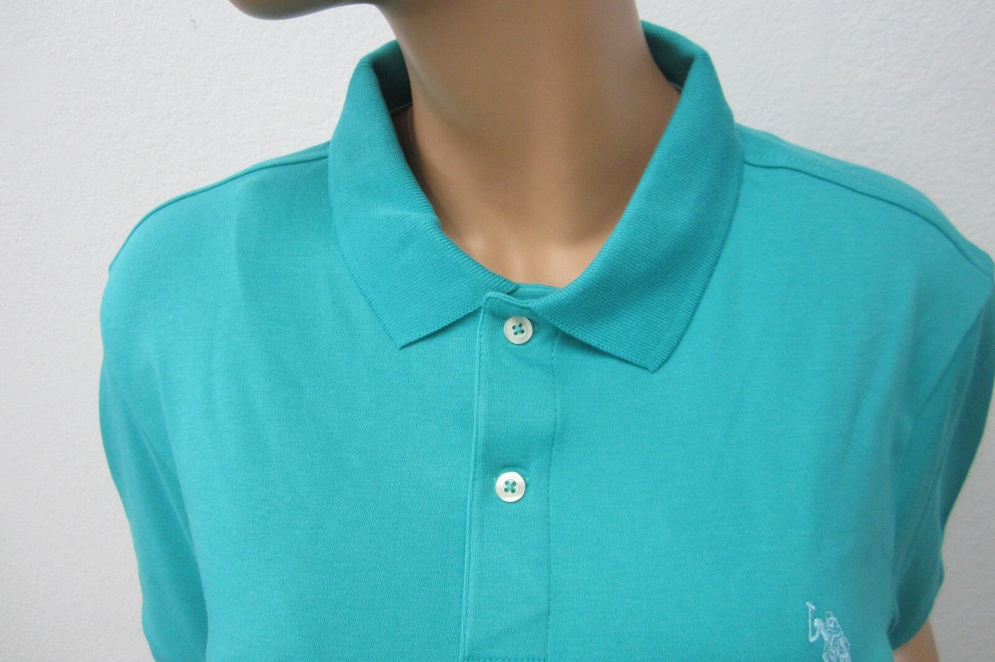 *NWT* U.S. Polo Assn Mens Luxury Feel Polo Golf Shirt Cotton  Size M